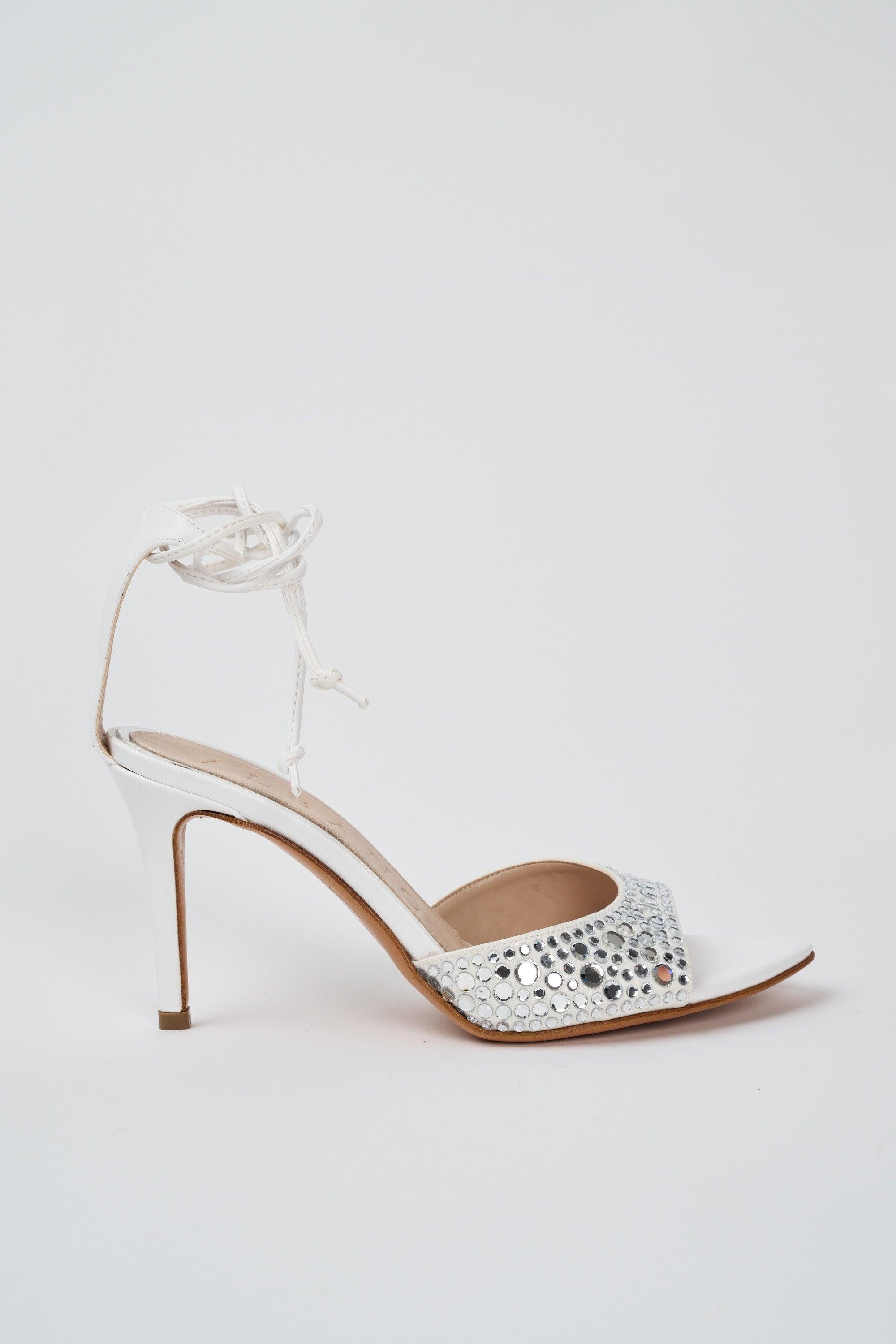 Sandalo Bianco Donna su Progetto Seta