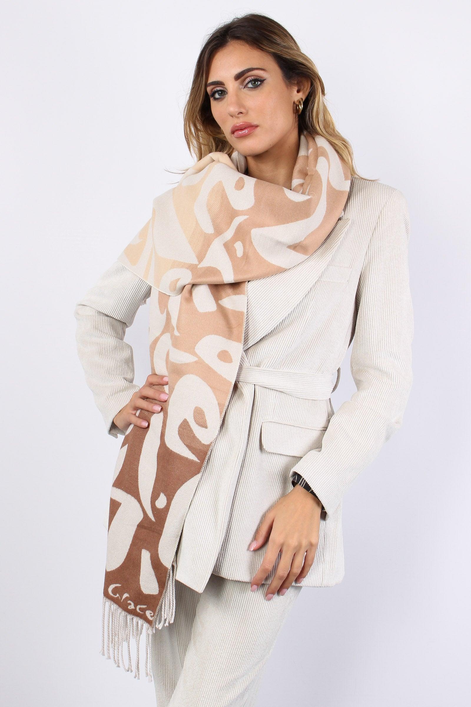 Scalapay Manila Grace Sciarpe Lana Manila Grace Sciarpa Maxi