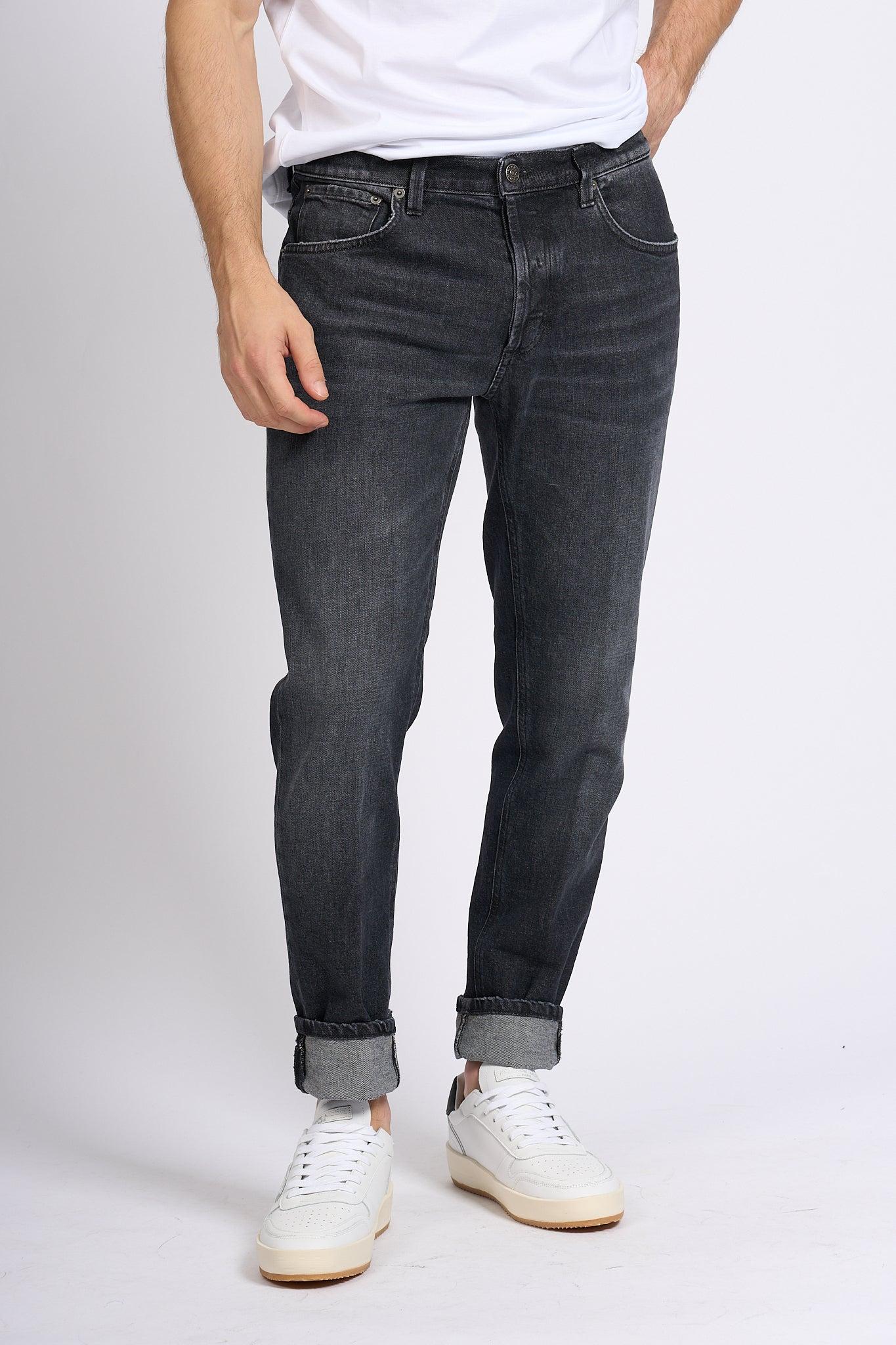 Dondup Brighton Dondup Neri Uomo Dondup Jeans Brighton Baffi Blk