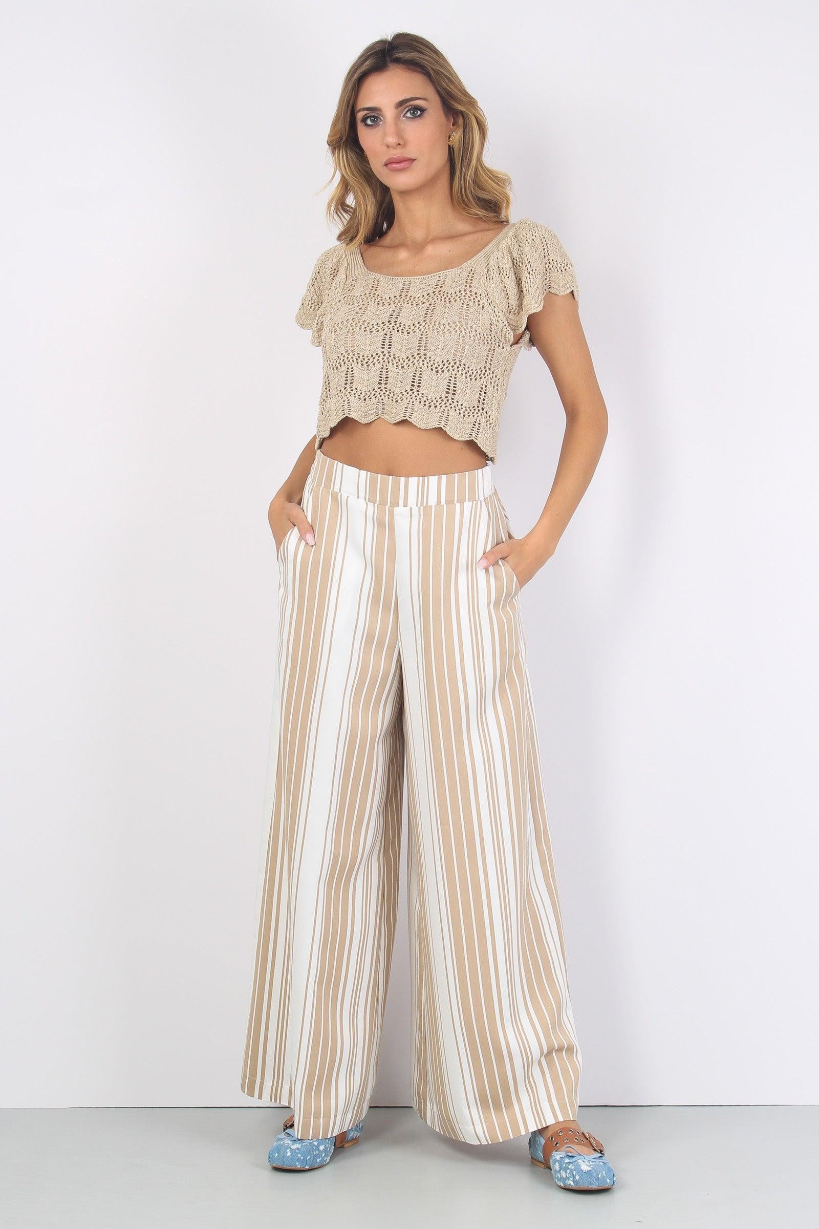 Pantaloni Scrub KOI Lite 721 Donna Bianco - Vita Elastica Con Coullisse - XS Piccola