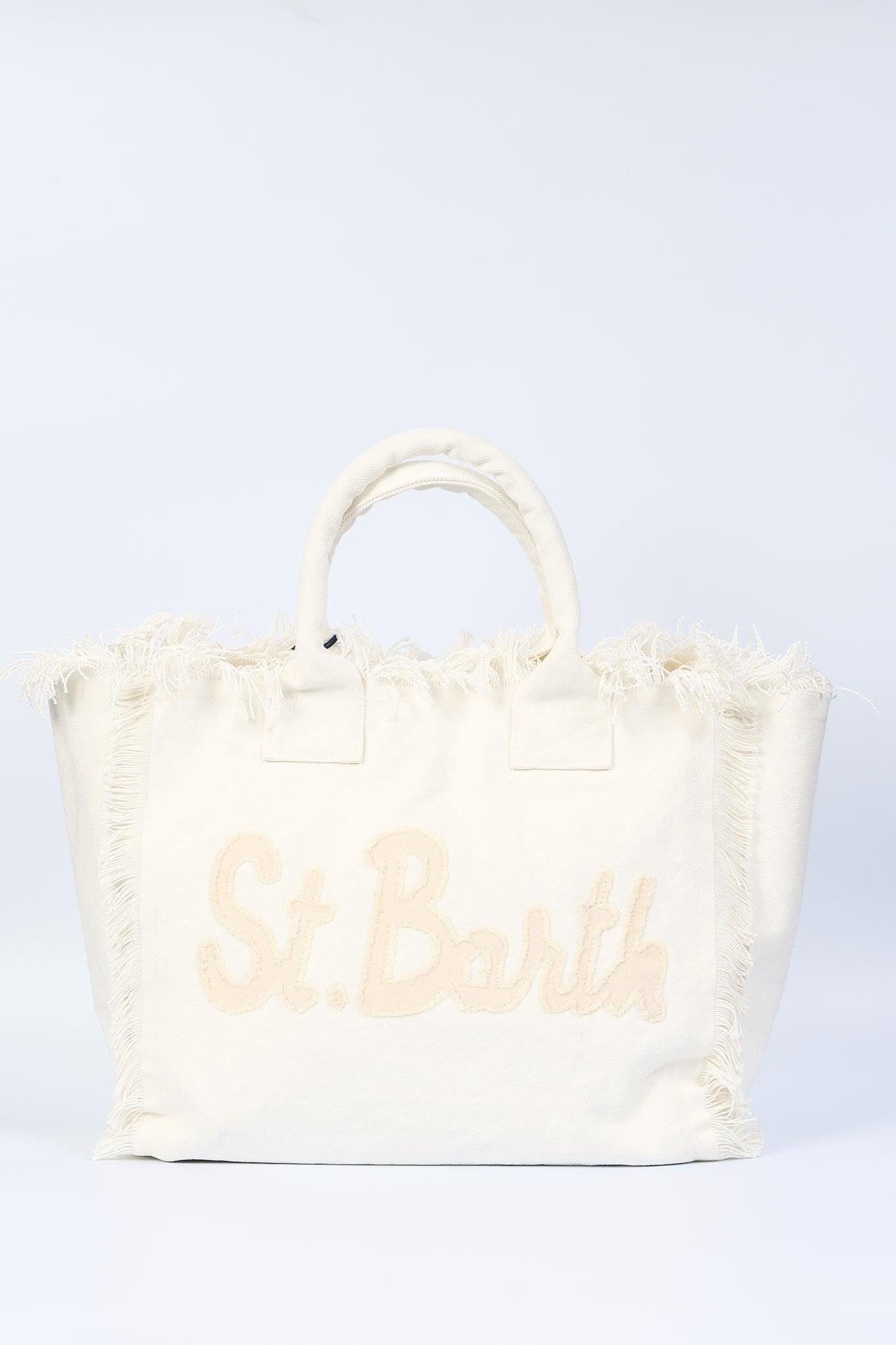 MC2 Saint Barth Borsa Vanity Patch Bianca Donna su
