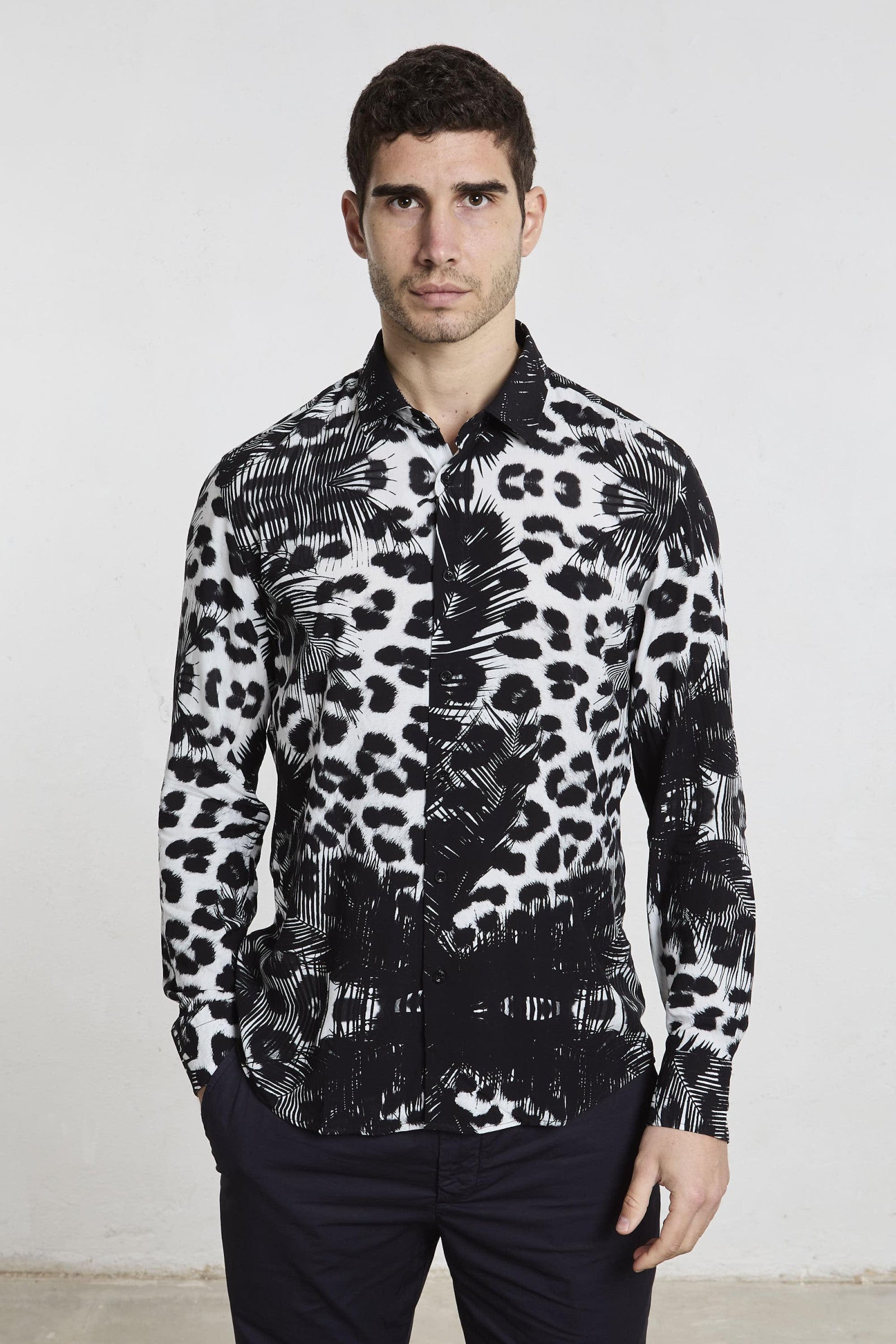 Benevierre 8700 Camicia Fantasia Uomo su Progetto Seta