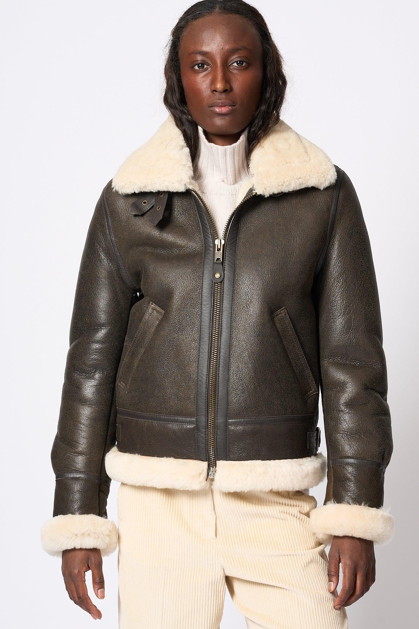 Leather Jacket Giubbotto In Pelle Schott Usato Leather Montone