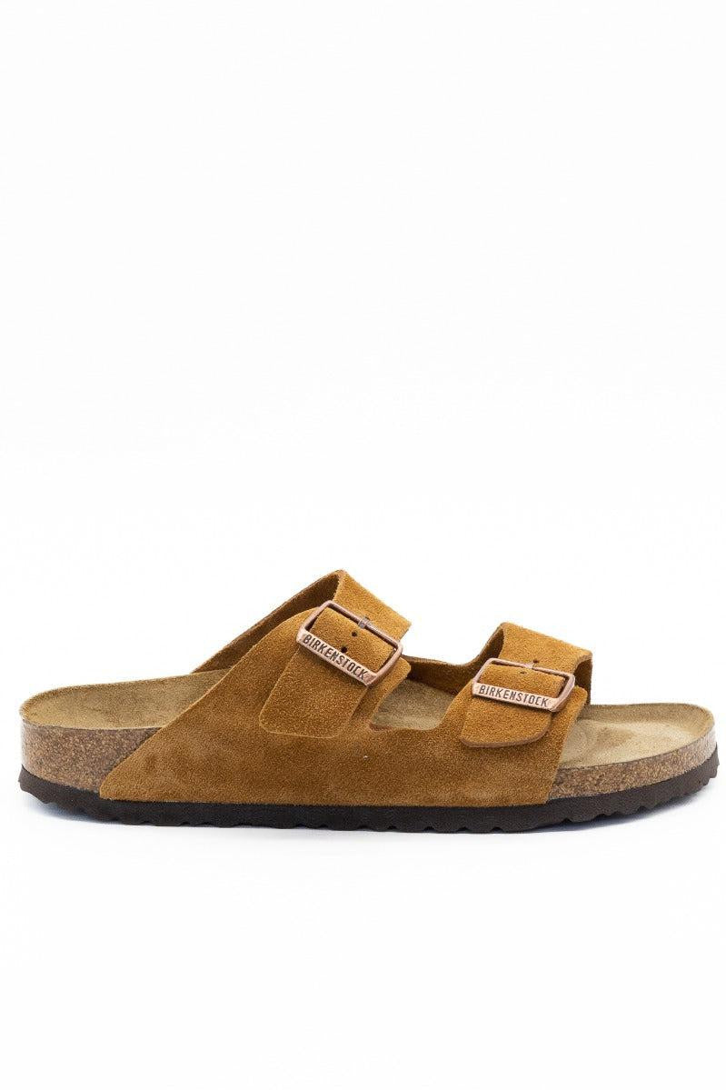 Birkenstock Ciabatta Arizona Suede Visone Uomo su