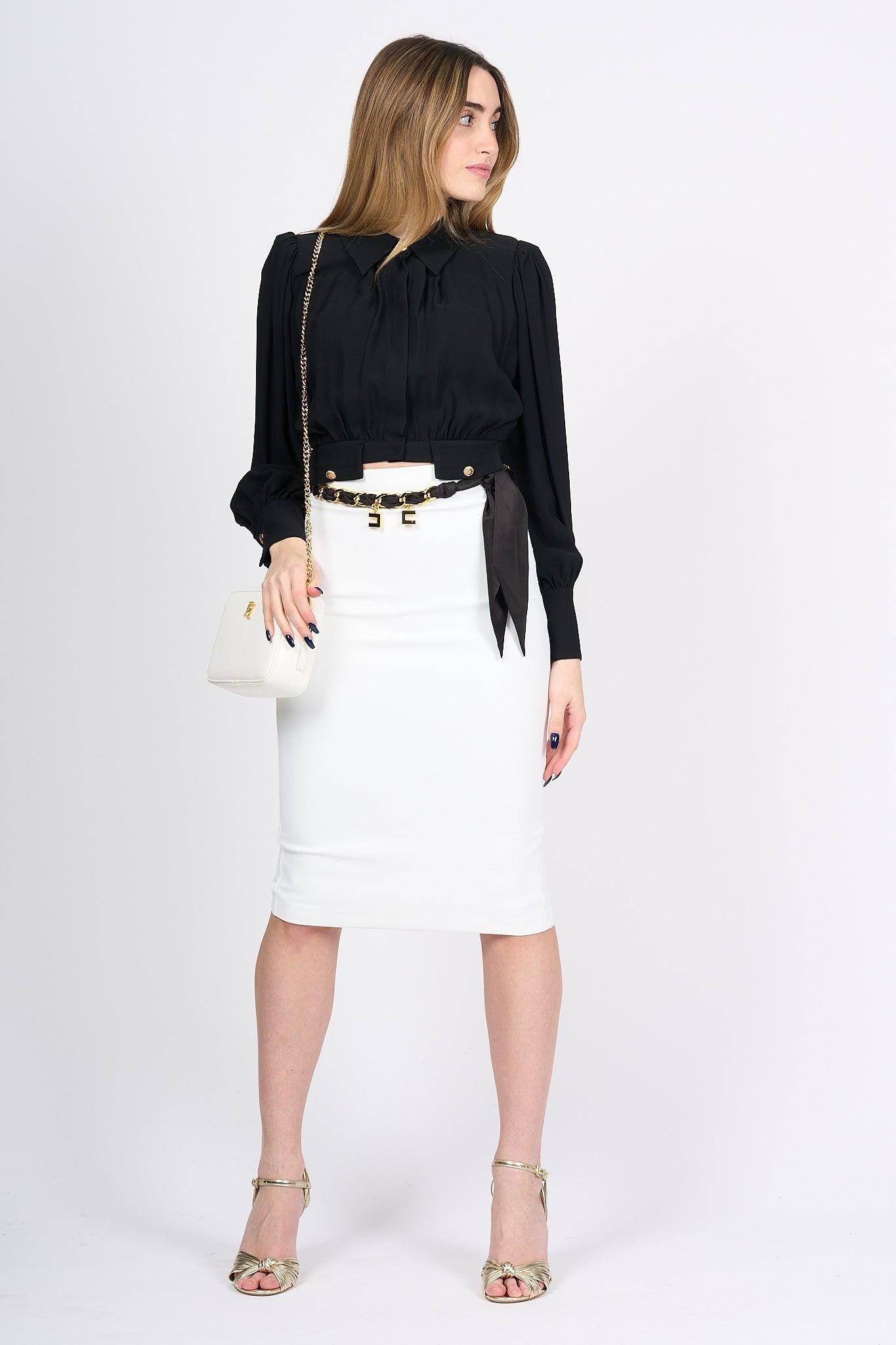 Gonna Longuette Elisabetta Franchi Gonna Stelle ELISABETTA FRANCHI