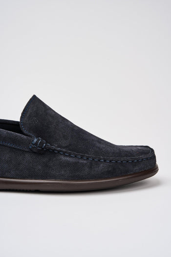 Mocassino Blu Uomo - 4
