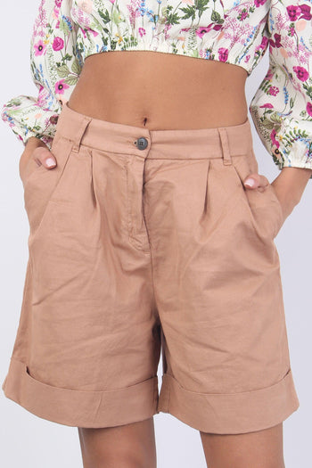 Short Misto Lino Pences Nude - 9