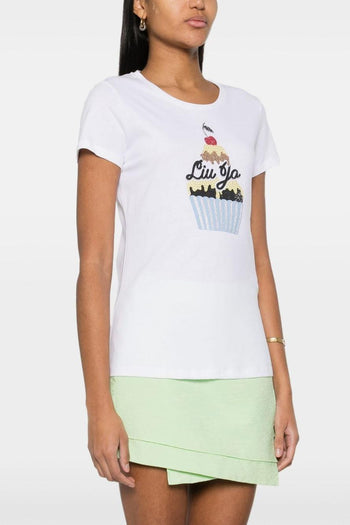 T-Shirt Bianco Donna - 5