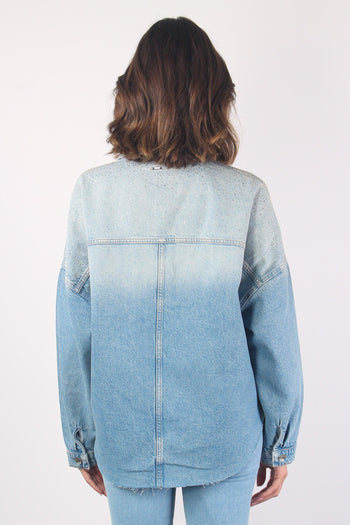 Giacca Denim Strass Denim Blue - 4