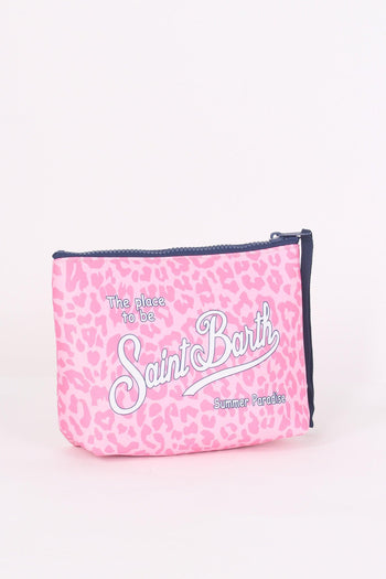 Pochette Fantasia Animalier Rosa/bianco - 4