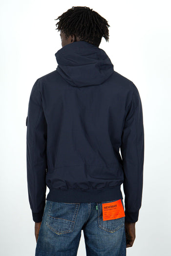 Giubbotto Shell-r Hooded Blu Scuro Uomo - 4