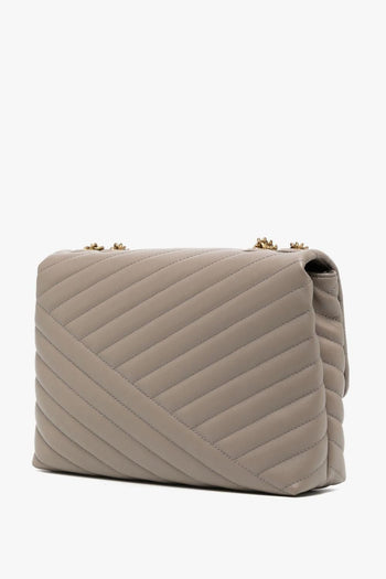 Borsa Grigio Donna a tracolla con placca logo - 2