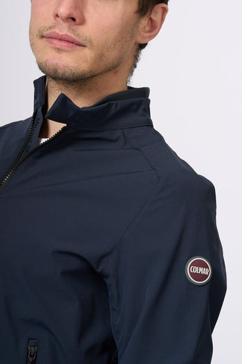 Biker Softshell Blu Uomo - 5