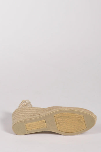 Espadrillas Zeppa Beige Scuro/beige Chiaro Donna - 5