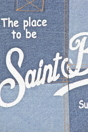 Saint Barth - Borsa grande - 431403 - Denim - 5