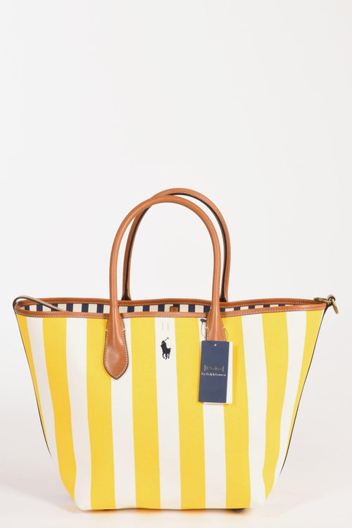 Borsa Bellport Bianco/giallo Donna