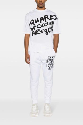 2 T-shirt Bianco Uomo con stampa - 3