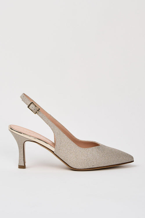 Slingback Platino Donna