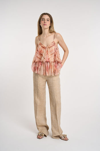 pantaloni in Lino 5790 - 4