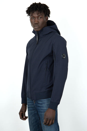 Giubbotto Shell-r Hooded Blu Scuro Uomo - 3