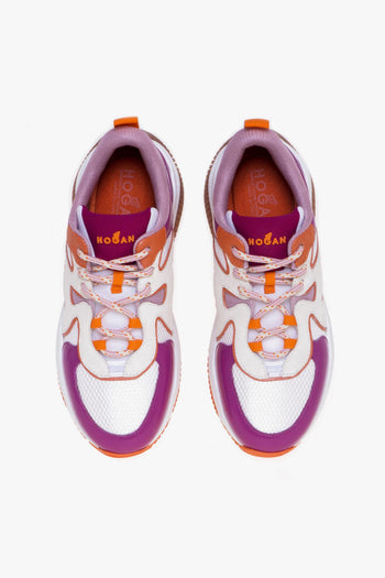 Sneaker H597 in vernice e mesh - 5