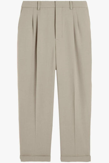 Pantalone Grigio Uomo con pieghe - 6