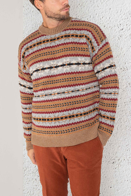 Pull Girocollo Fair Isle Uomo - 2