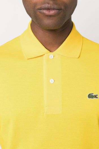 Polo Giallo Uomo Giallo con logo ricamato - 3