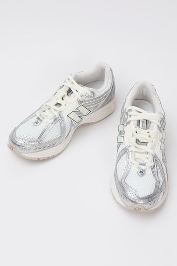 Sneaker Silver Metallic/off White Unisex - 7