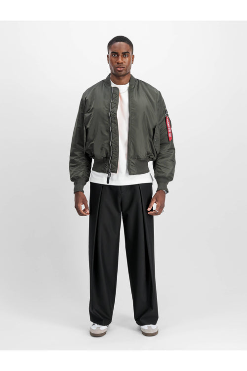 Industries Bomber Over Nylon Reversibile Grigio Uomo