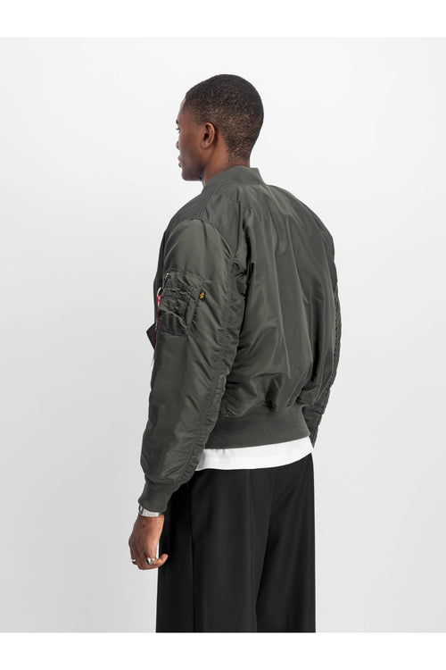 Industries Bomber Over Nylon Reversibile Grigio Uomo - 2