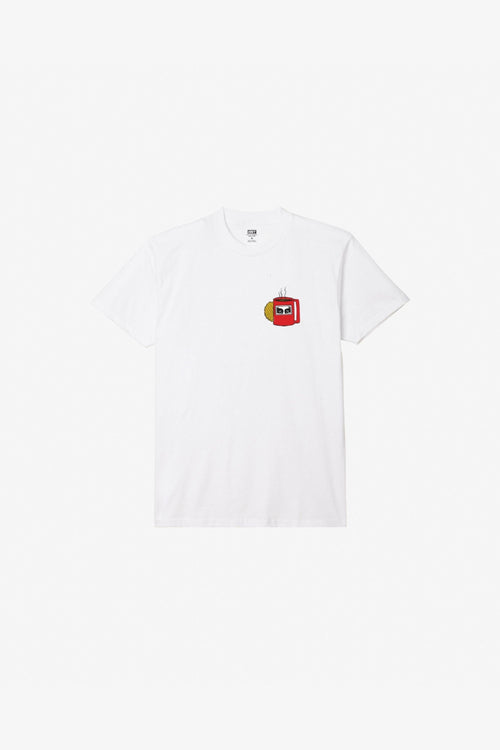 Coffee Cup Tee Bianco Uomo