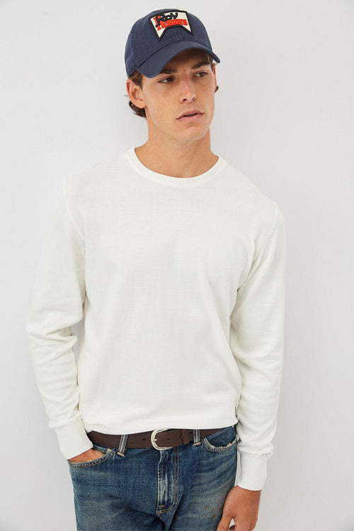 Crew 4 Season Pull Bianco Uomo