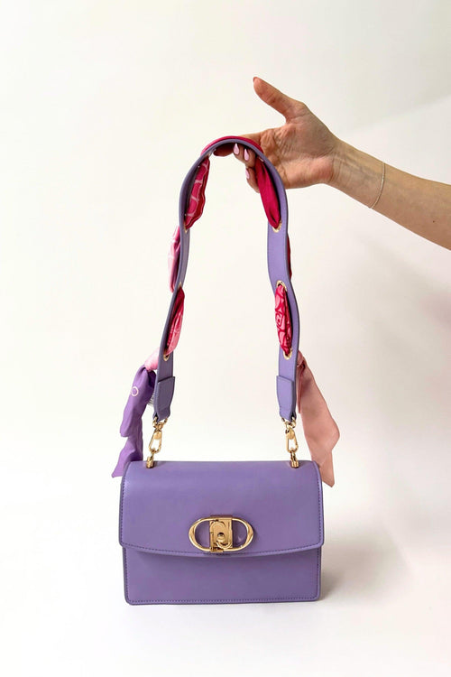 M Crossbody Lettera Personaliz Viola Donna