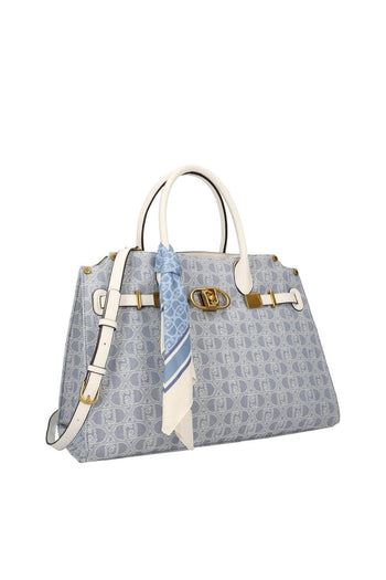 L Satchel Borsa C/foulard Blu Donna - 3