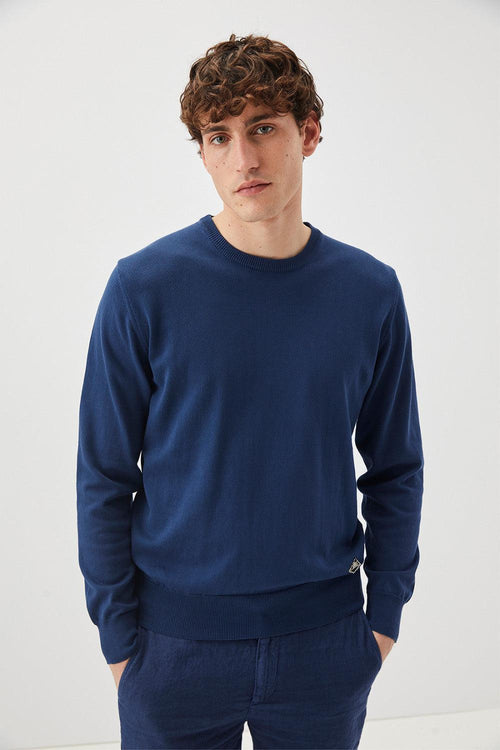 Crew 4 Season Pull Blu Uomo - 1