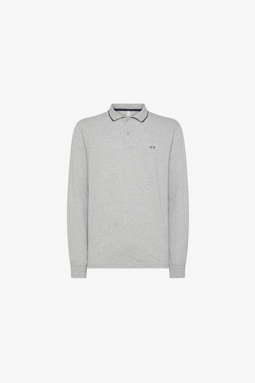 Polo Small Stripes M/l Grigio Uomo