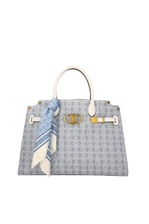 L Satchel Borsa C/foulard Blu Donna