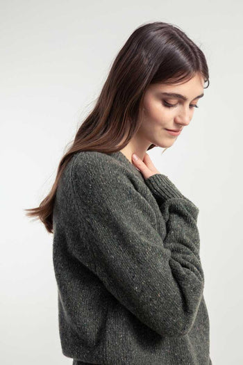 Rifo' Maglia Cashmere Rigen. Verde Unisex - 3