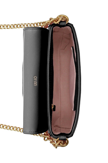 S Crossbody Con Patta Logo Nero Donna - 4