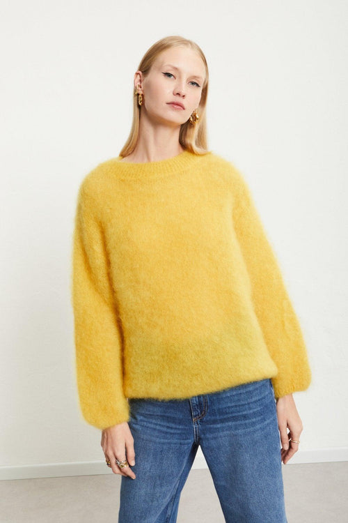 Pull Girocollo In Mohair Donna - 2