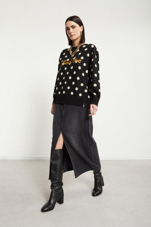 Pull A Pois Naturale Donna - 2