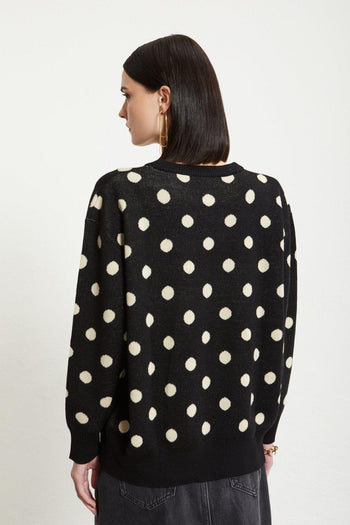 Pull A Pois Naturale Donna - 3