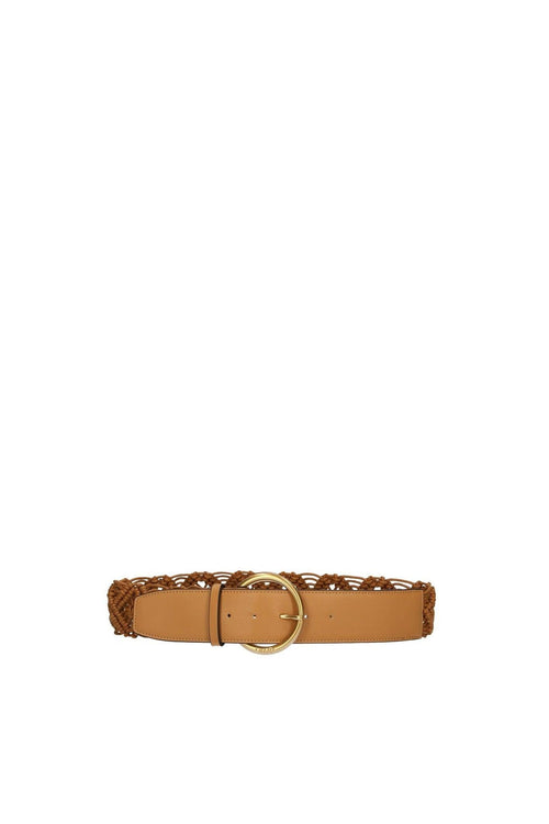 Waist Belt 5 Cm - Cintura Marrone Donna