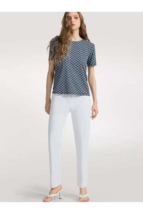 Shirty Stretch Blu Donna