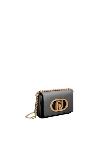 S Crossbody Con Patta Logo Nero Donna - 3