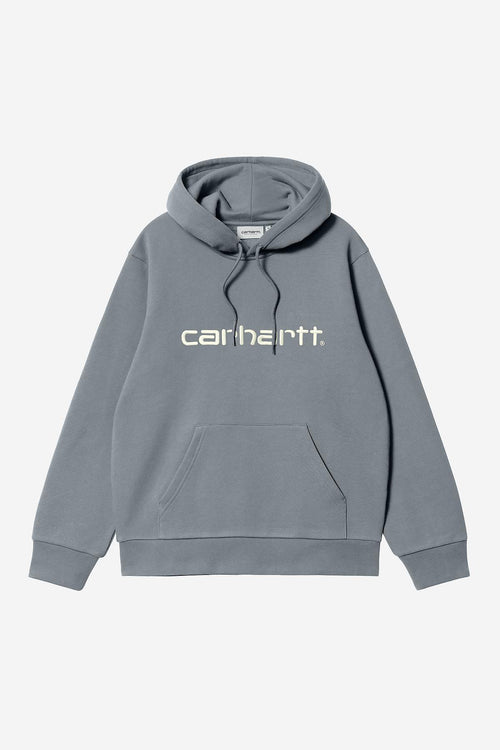 Wip Hooded Sweat Cotton Grigio Uomo