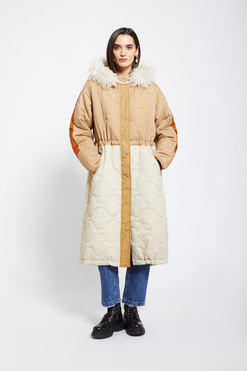 Parka Collo Ecopelliccia Donna