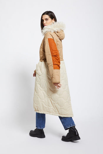 Parka Collo Ecopelliccia Donna - 4