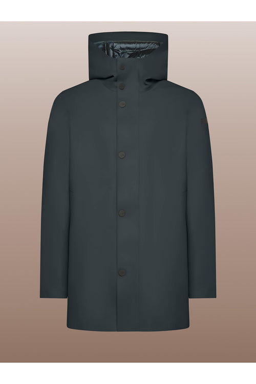 Rubber Double Parka Uomo